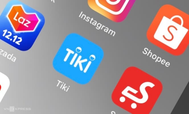 Một số ứng dụng thương mại điện tử phổ biến tại Việt Nam.