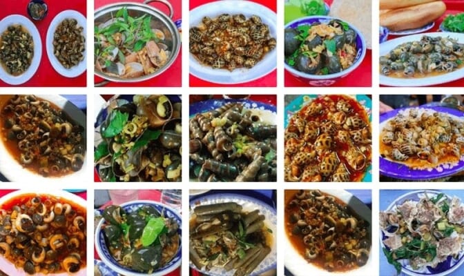 Bạn cần nhập nhiều loại ốc và tẩ ướt gia vị xào nấu ốc thật chu đáo